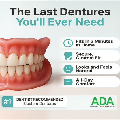 70% OFF! ⏰Pryxo™ Medical Full Denture with Strong Suctiond🦷Obtain American Dental Association (ADA) Certification