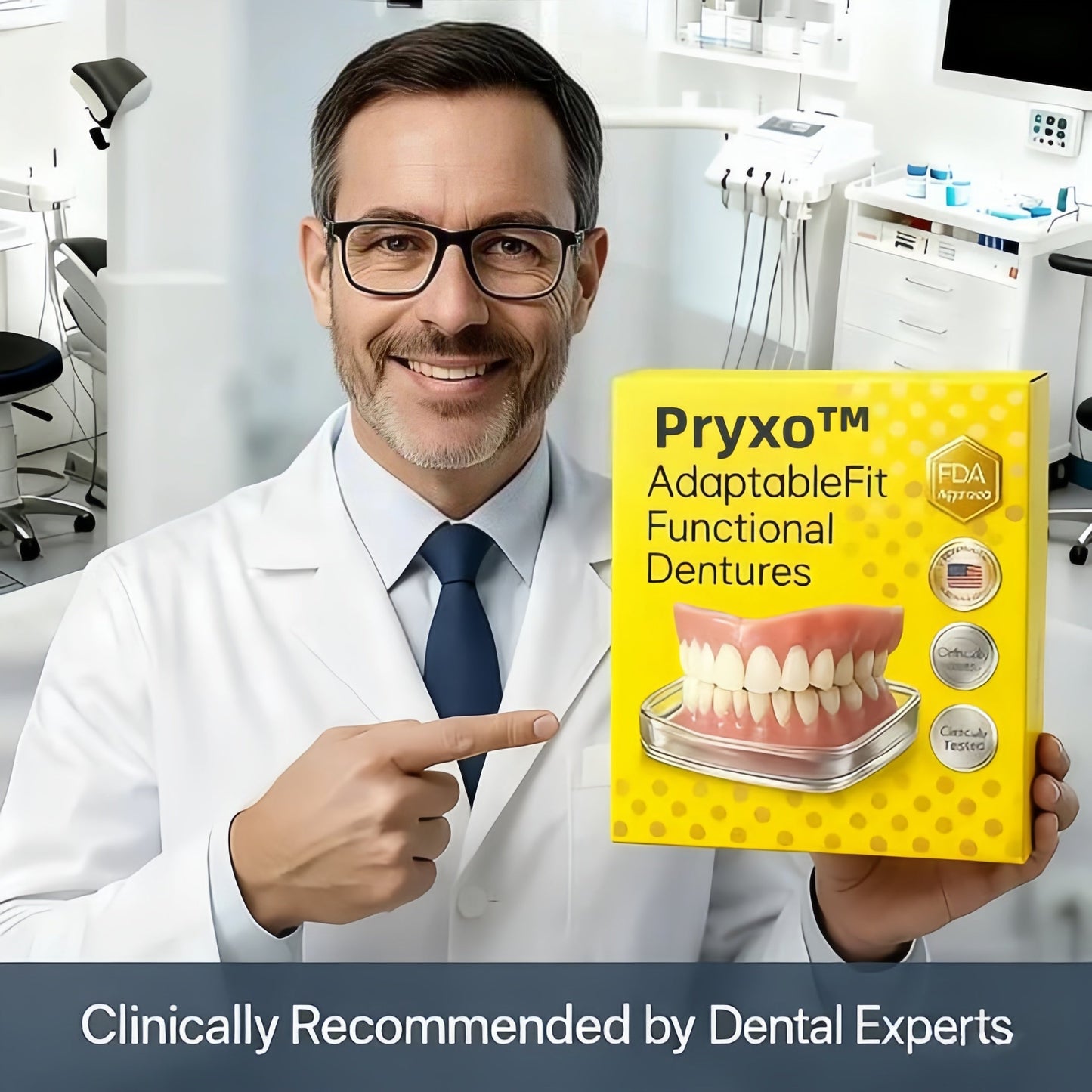 Ends Today: 70% OFF! Pryxo™? Custom-Fit Full Functional DenturesMake you more confident