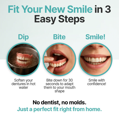 70% OFF! ⏰Pryxo™ Medical Full Denture with Strong Suctiond🦷Obtain American Dental Association (ADA) Certification