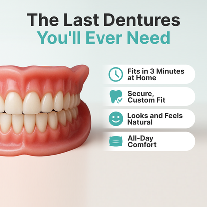 Ends Today: 70% OFF! Pryxo™? Custom-Fit Full Functional DenturesMake you more confident